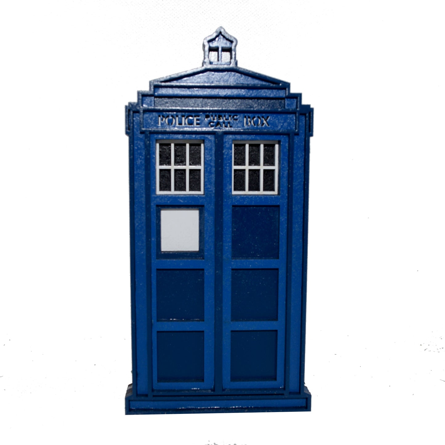 3-D Layered Tardis Art