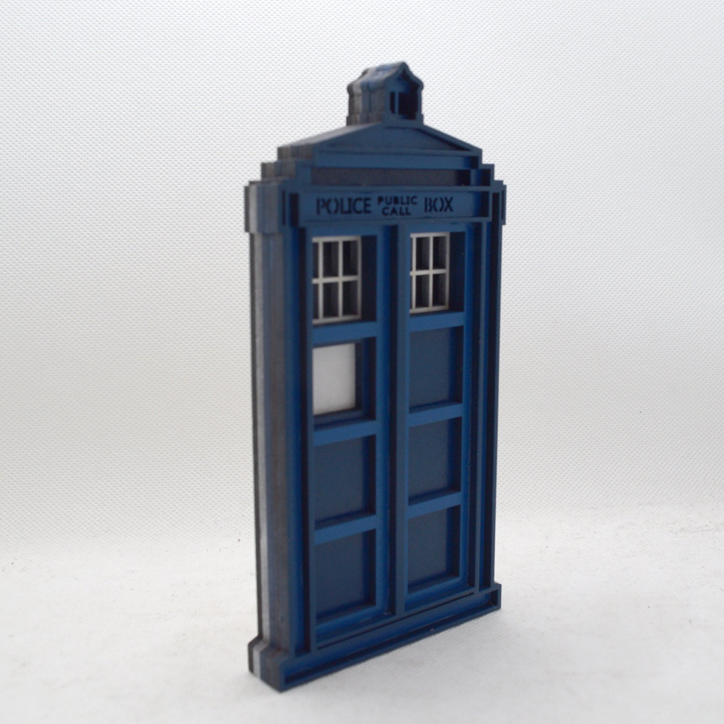 3-D Layered Tardis Art