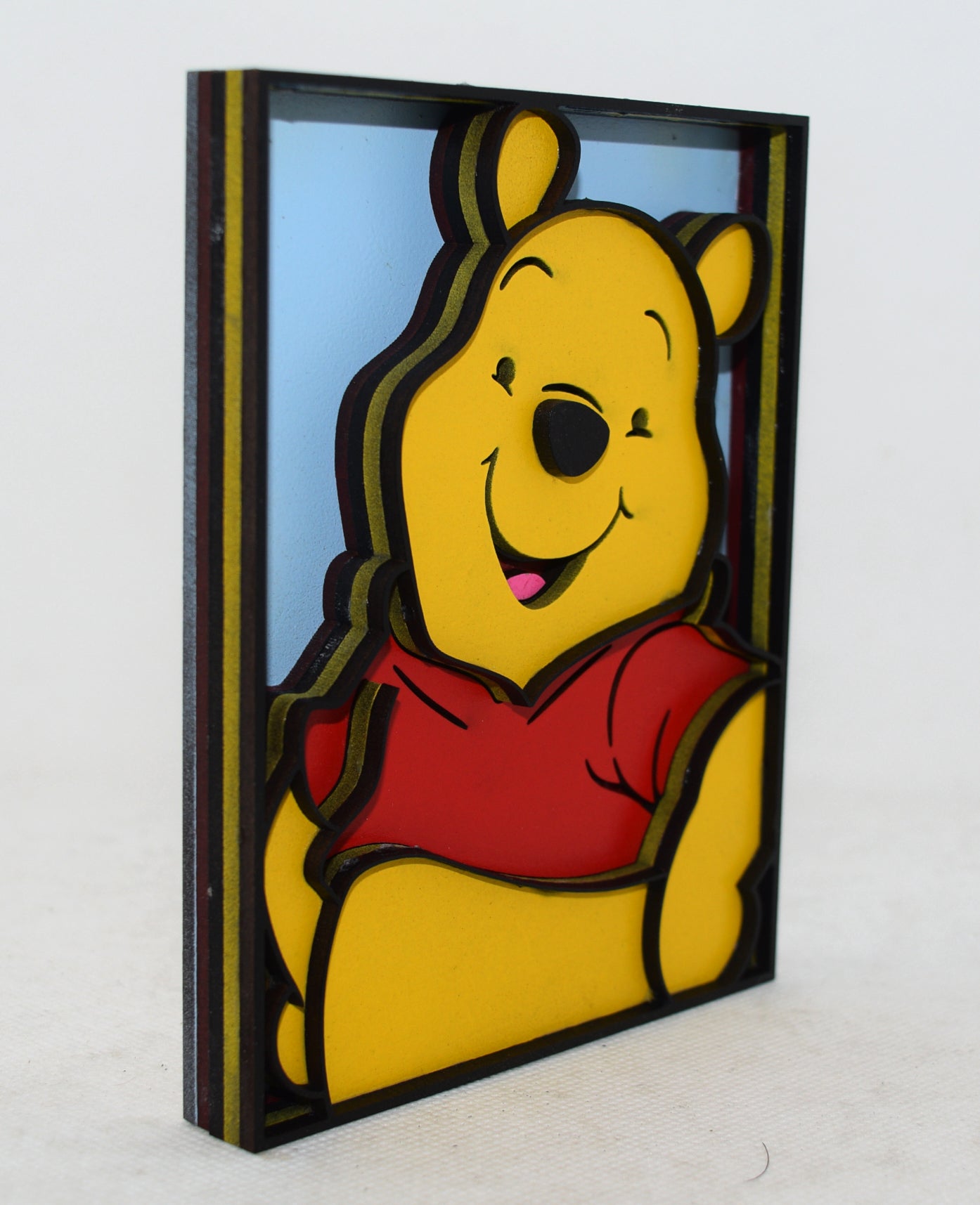 3-D Layered Winnie the Pooh Art