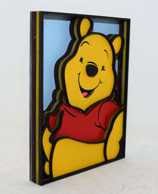 3-D Layered Winnie the Pooh Art