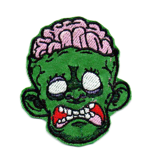 Zombie Brains Embroidered Patch