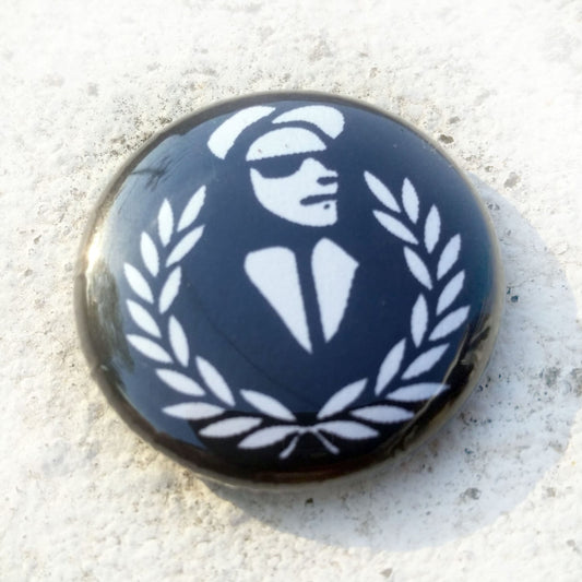 Walt Jabsco Wreath Out 1 inch button