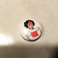 Rebel Rebel Princess Leia 1 inch Button