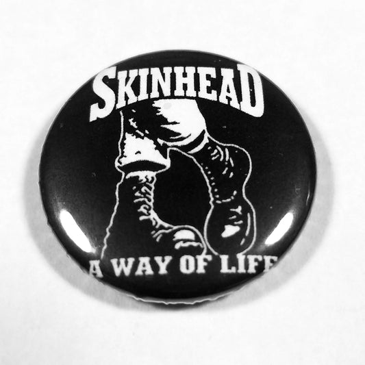 Skinhead A Way Of Life 1 Inch Button