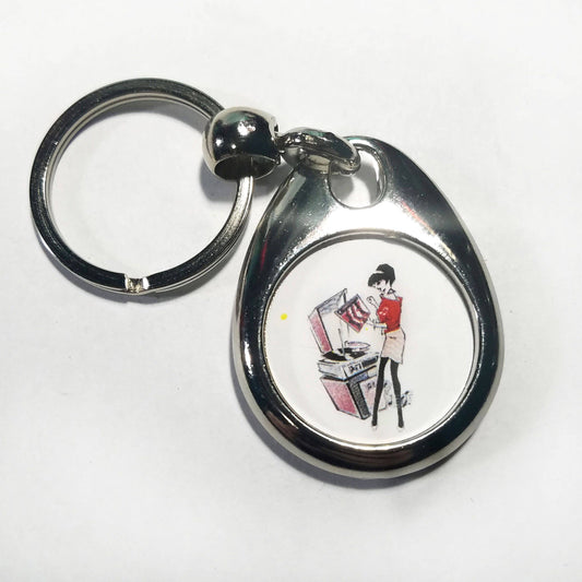 Beat Girl Keychain