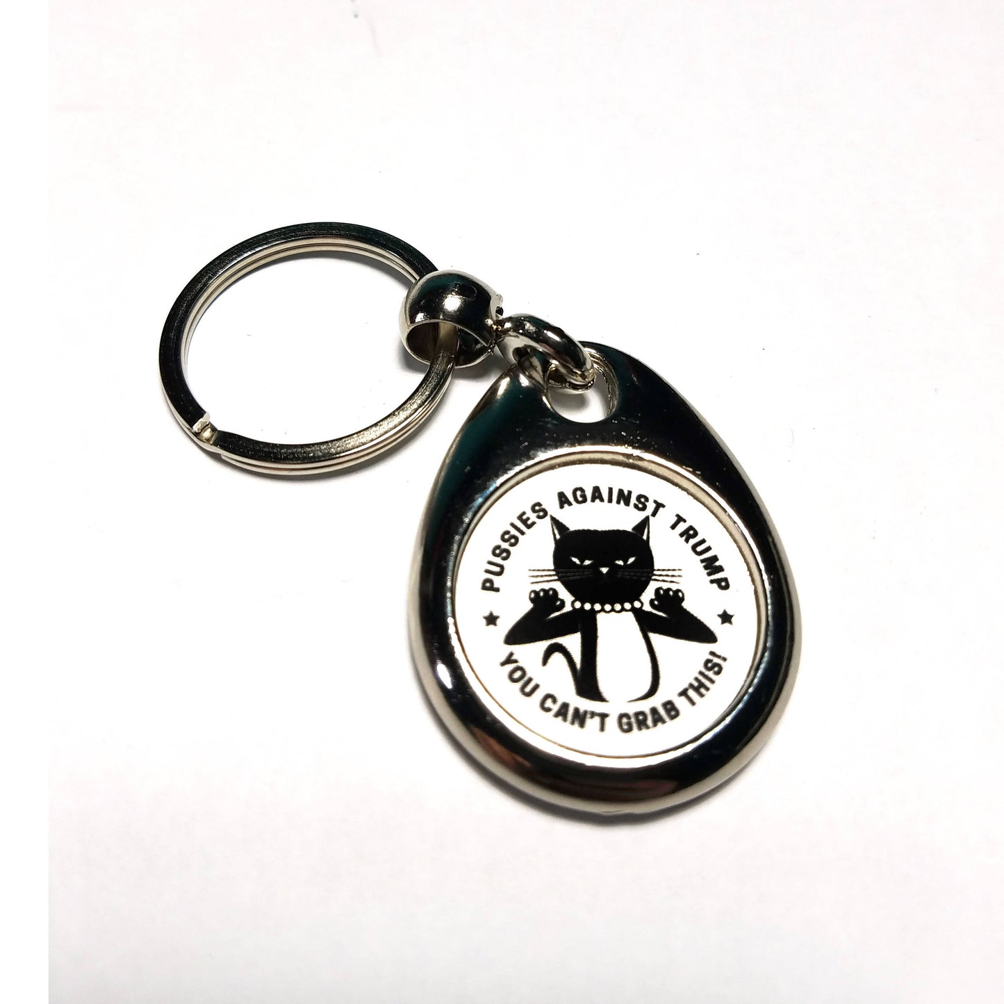 Pussies Against Trump Keychain