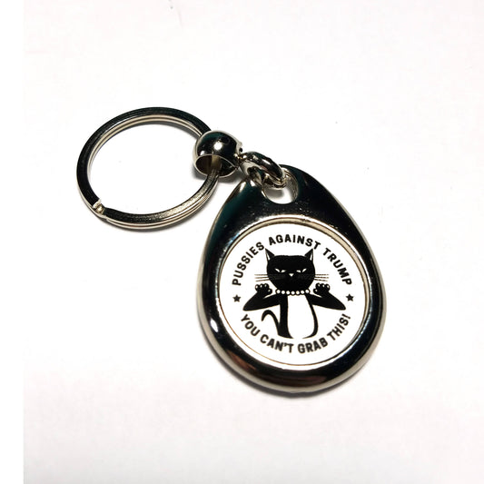 Pussies Against Trump Keychain