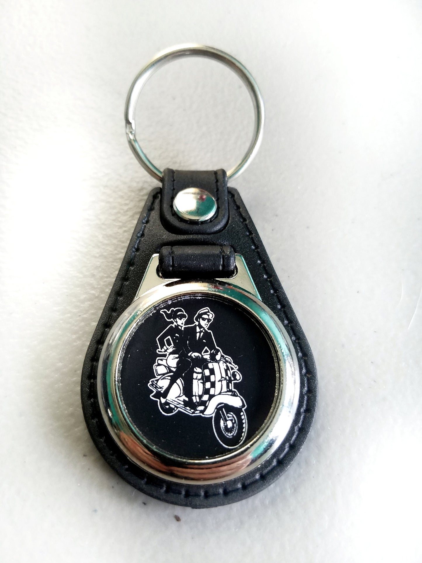 Scooter Boy Keychain