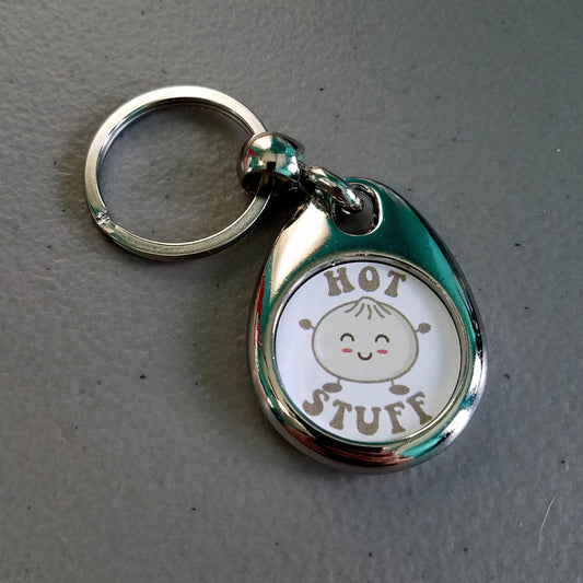 Hot Stuff Soup Dumpling Keychain