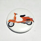 Rainbow Vespa Scooter 1 inch button set