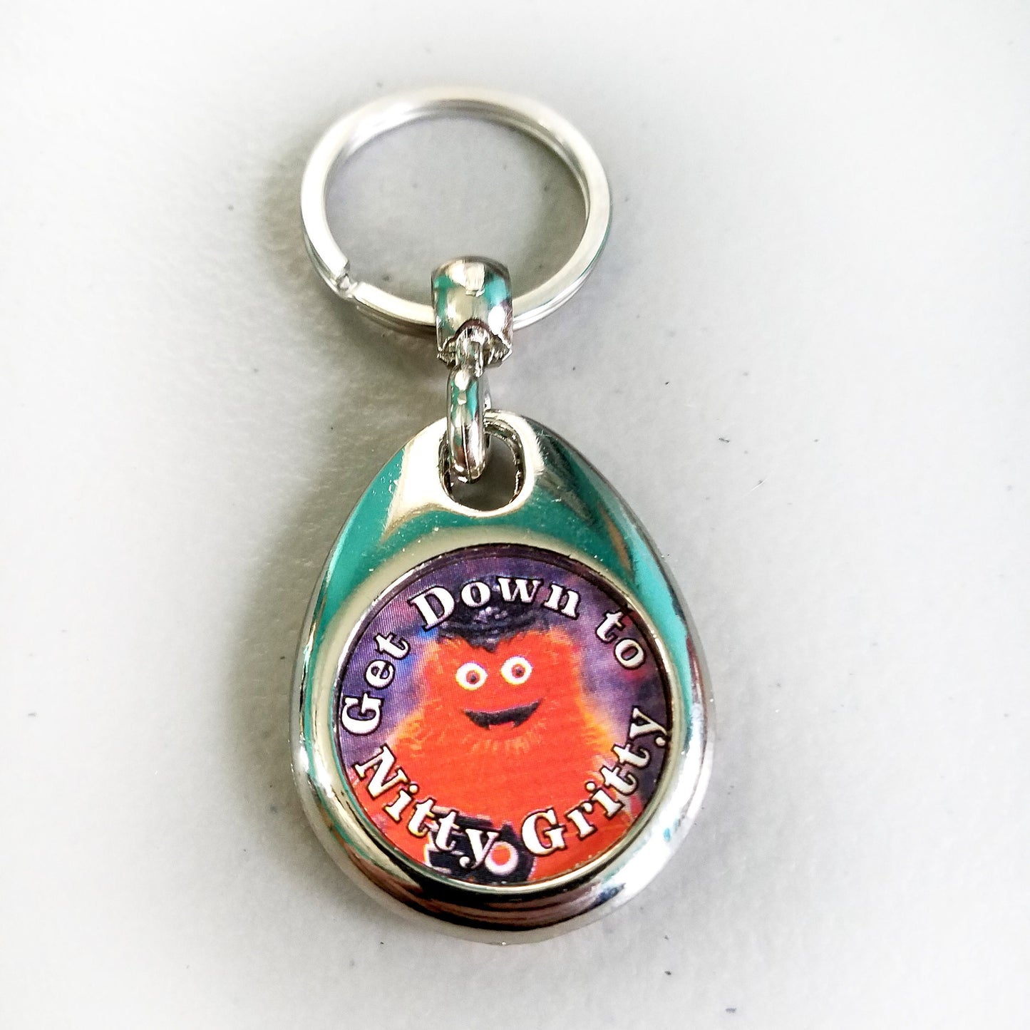 Get Down to Nitty Gritty Keychain