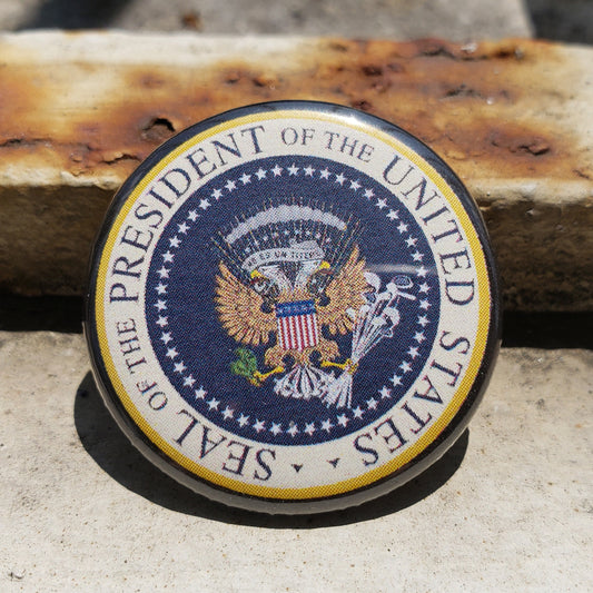 Presidential Golf Seal 1 inch Button