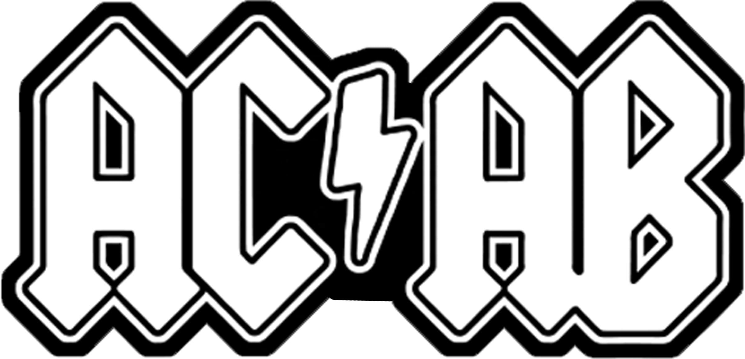 ACAB / ACDC Logo Vinyl Sticker – EvolSoul