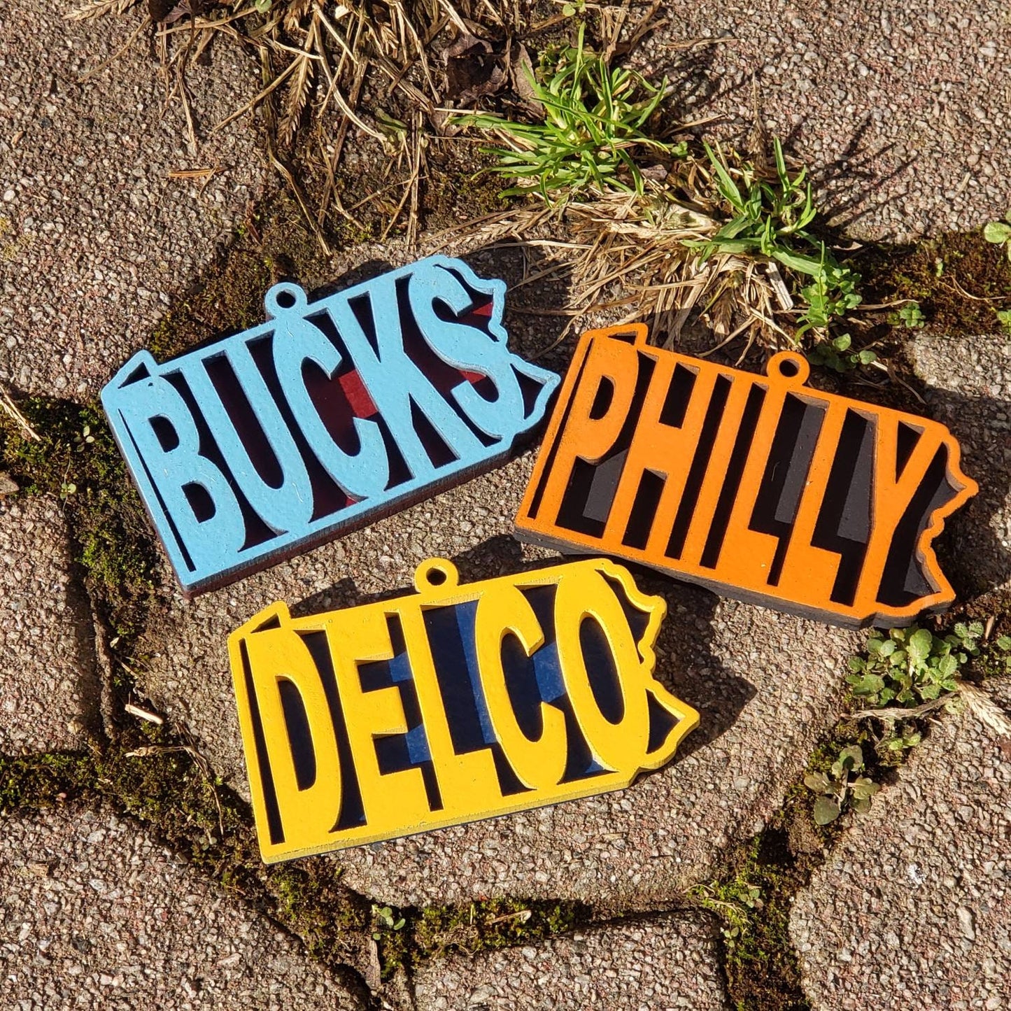 Delco PA Christmas Ornament
