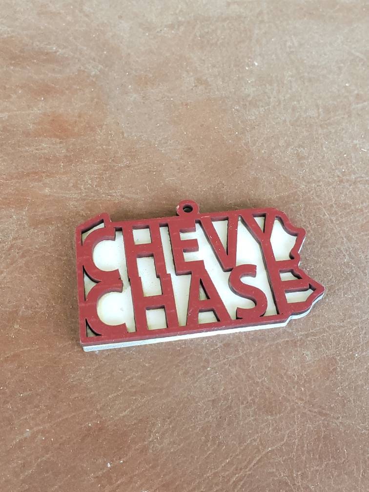 Chevy Chase PA Christmas Ornament