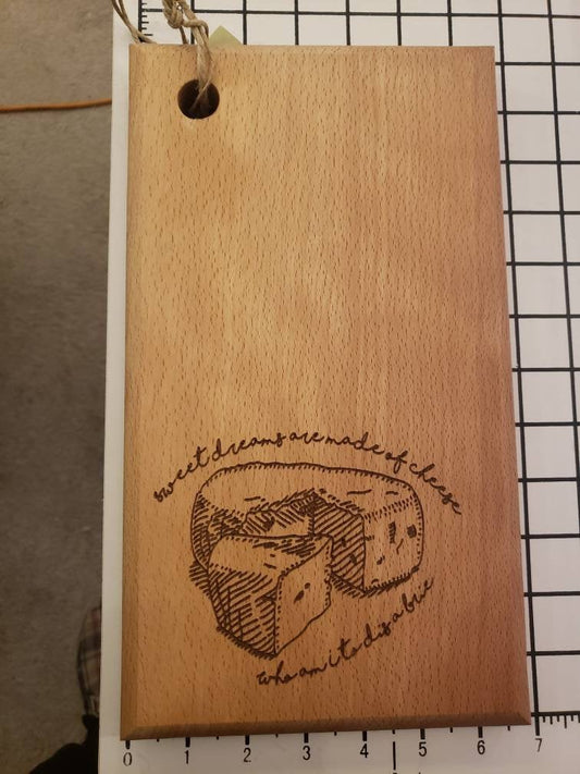 Sweet Dreams Are Made Of Cheese Cutting Board