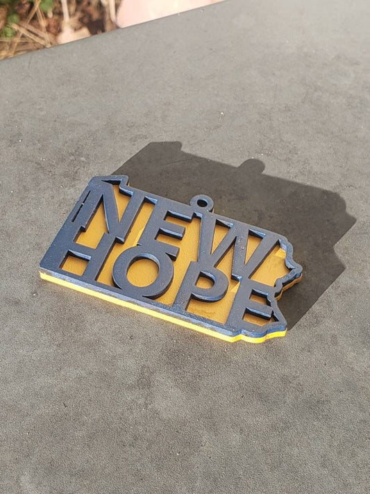 New Hope PA Christmas Ornament