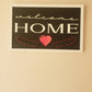 Welcome Home Chalkboard Wall Decor
