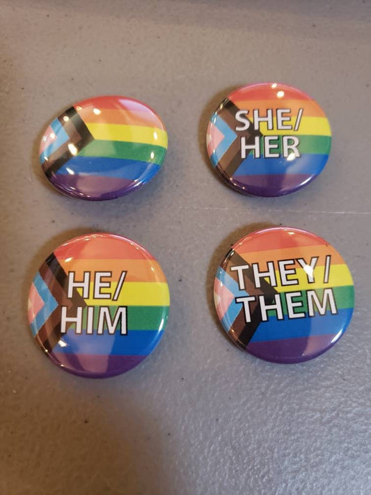 Pride Flag Button 1.25 inch Button