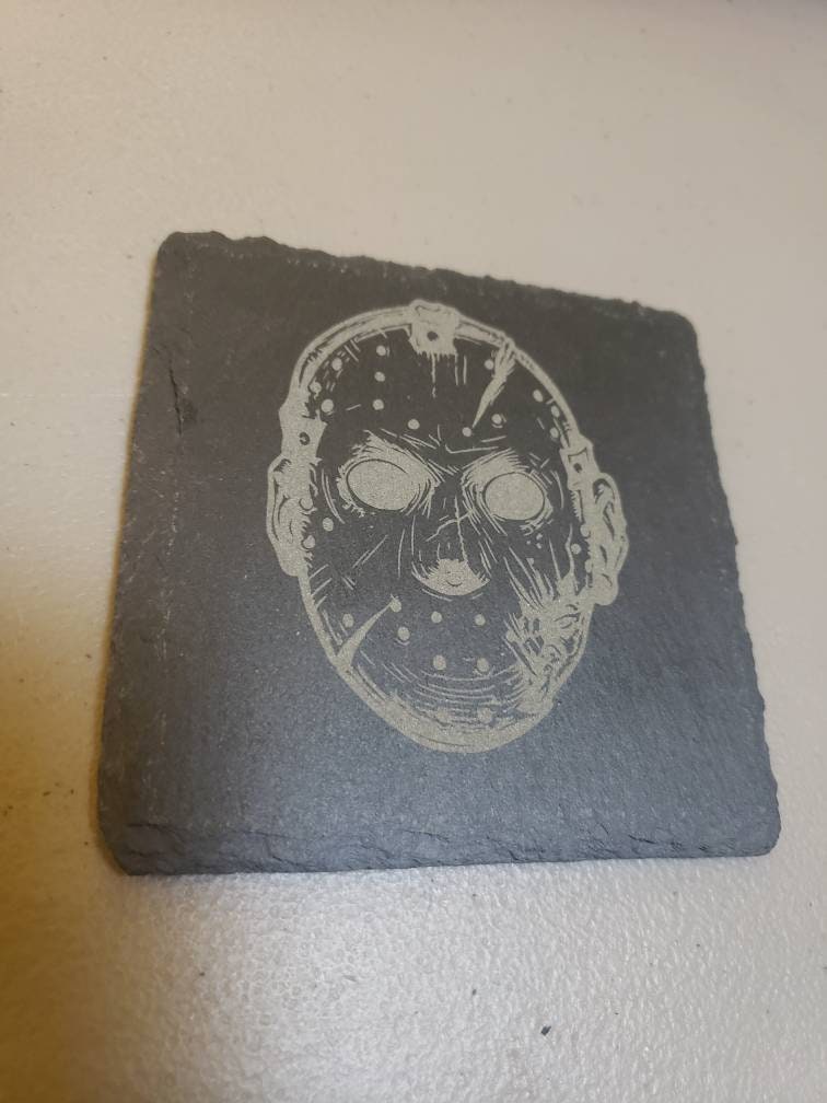 Horror Movie Character Slate Coaster