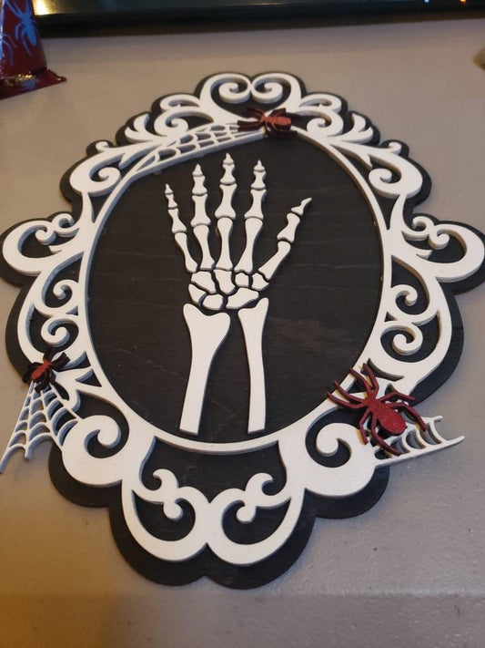 Cameo Skeleton Hand Wall Decor