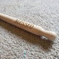 Small Thin Rolling Pin with skinny text