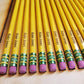Personlized Engraved Pencils pack of 12