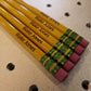 Personlized Engraved Pencils pack of 12